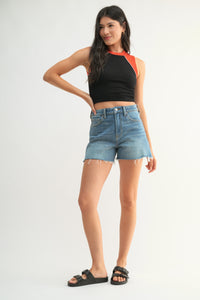 Winnie Fray Shorts | Medium Wash Denim