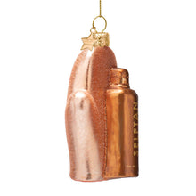 Load image into Gallery viewer, Self Tanning Foam Glass Ornament