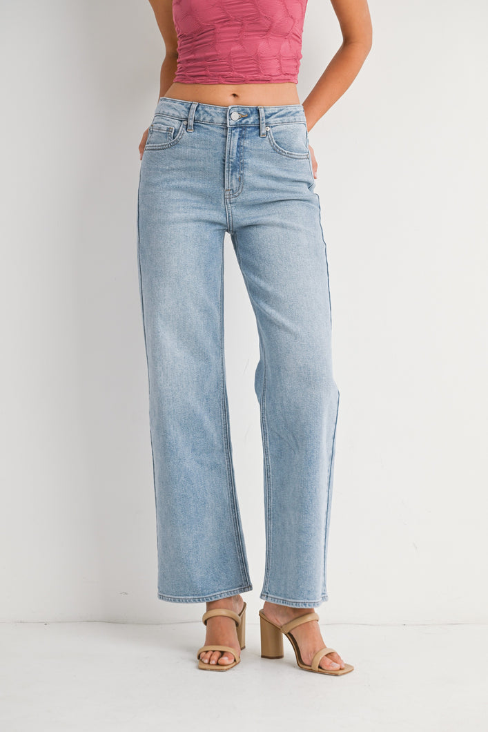 Hadley Straight Jean | Light Wash Denim