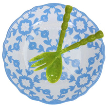 Load image into Gallery viewer, Laura Park Highlands Blue Melamine Serving Bowl