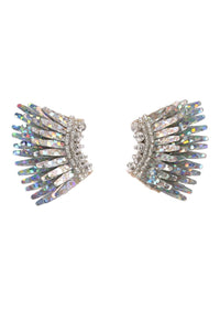 Mignonne Gavigan Micro Madeline Earrings | Silver Glitter