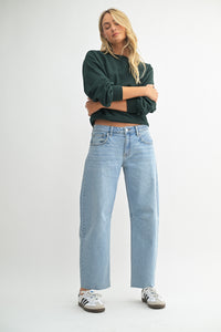 Miller Barrel Jean | Light Wash Denim