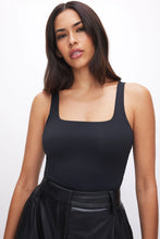 Load image into Gallery viewer, Good American The Sculpting Modern Tank Bodysuit | Black