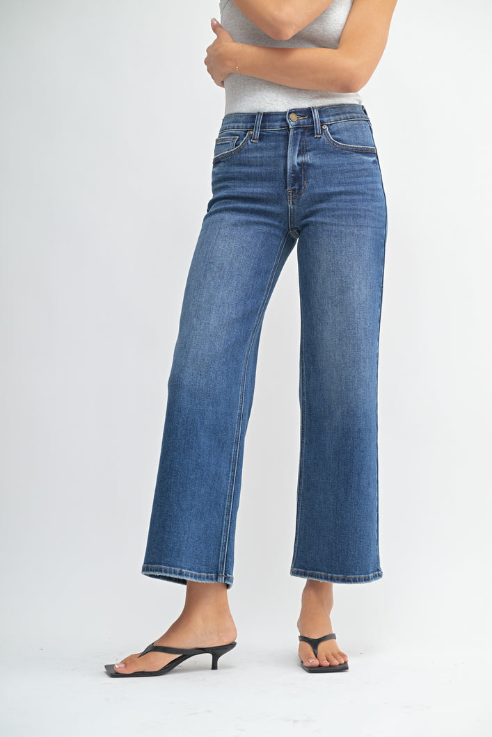 Delia Straight Jean | Dark Wash Denim