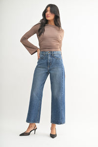 Julia Barrel Jean | Dark Wash Denim