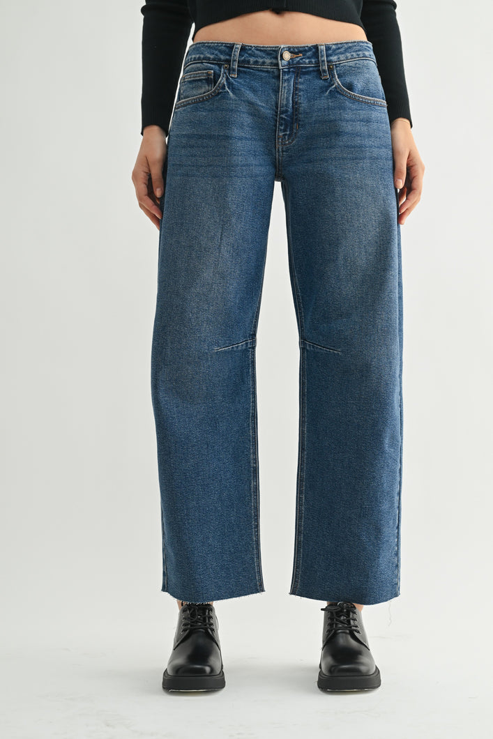 Miller Barrel Jean | Dark Wash Denim