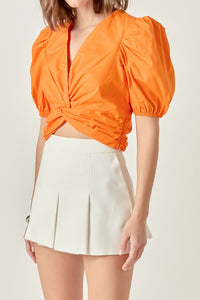 Hallie Top | Orange