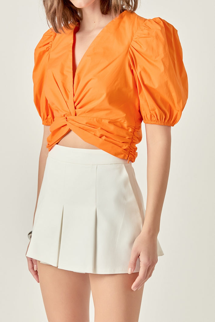 Hallie Top | Orange