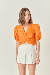 Hallie Top | Orange