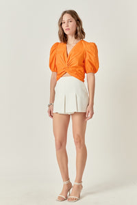 Hallie Top | Orange