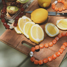 Load image into Gallery viewer, Papaya Bubble Necklace