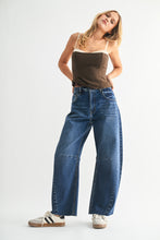 Load image into Gallery viewer, Polly Barrel Jean | Dark Wash Denim