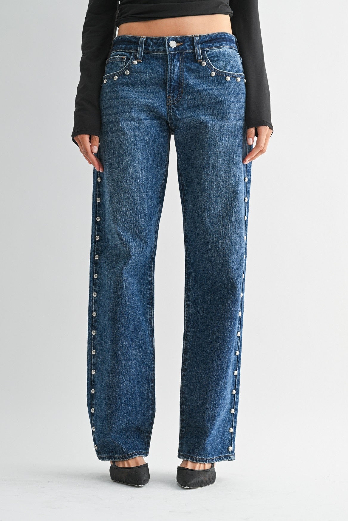 Carter Baggy Jean | Dark Wash Denim