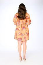 Load image into Gallery viewer, Clemson Poplin Puff Sleeve Dress