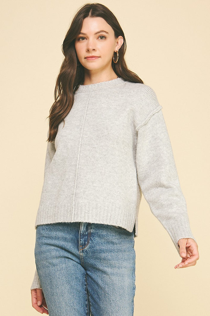 Kinley Sweater | Heather Grey