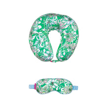 Load image into Gallery viewer, Lilly Pulitzer Neck Pillow &amp; Eye Mask Duo