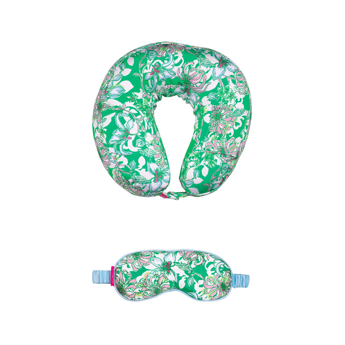 Lilly Pulitzer Neck Pillow & Eye Mask Duo