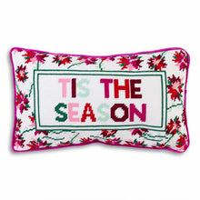 Load image into Gallery viewer, Tis The Season Needlepoint Pillow