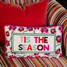 Load image into Gallery viewer, Tis The Season Needlepoint Pillow