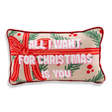 Load image into Gallery viewer, AllI Want Needlepoint Pillow