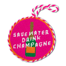 Load image into Gallery viewer, Save Water Needlepoint Ornament