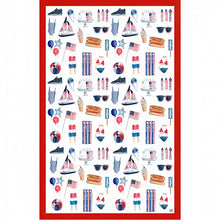 Load image into Gallery viewer, Summer Fun Double Sided Tea Towel