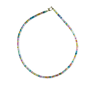 Pastel Multi Sullivan Heishi Gemstone Necklace