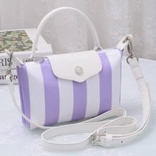 Load image into Gallery viewer, Nylon Mini Crossbody Bag | Sky &amp; White Stripe