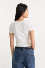 Load image into Gallery viewer, Good American The Baby Tee | White