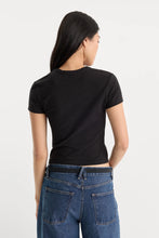 Load image into Gallery viewer, Good American The Baby Tee | Black