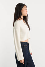Load image into Gallery viewer, Good American The Chunky Knit Cardigan | Chalk