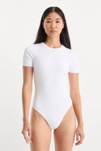 Load image into Gallery viewer, Good American The Sculpting Modern Bodysuit | White
