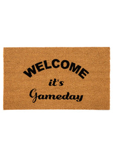 Welcome It's Gameday Doormat | Natural