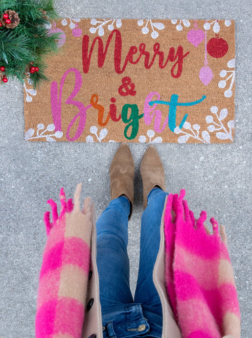 Merry & Bright Doormat | Multi