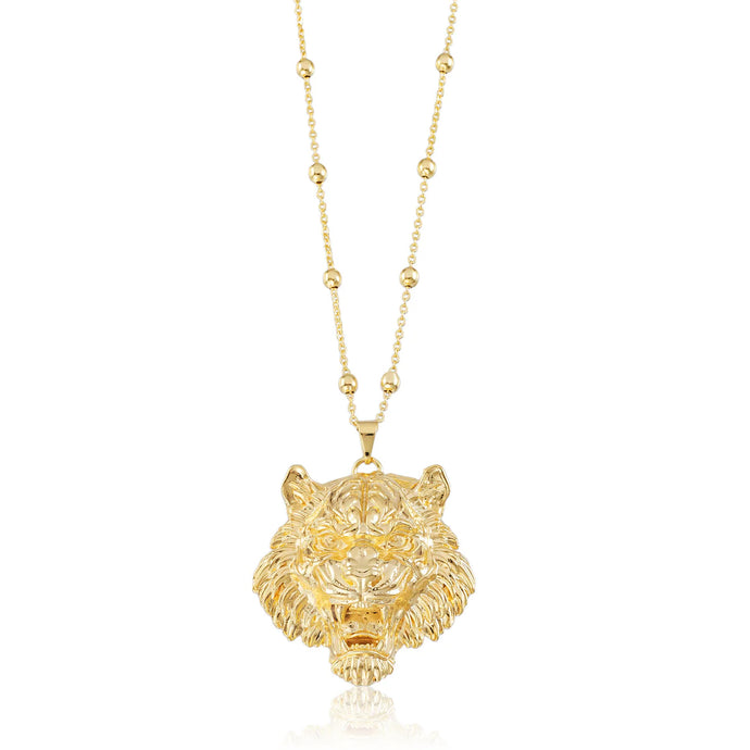Sheila Fajl Roar Tiger Necklace | 18K Gold Plated