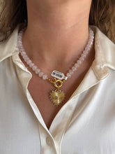 Load image into Gallery viewer, Pink Gemstone Necklace