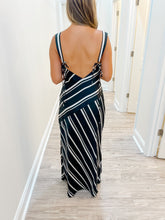 Load image into Gallery viewer, Show Me Your MUMU Mira Dress | Onyx Stripe