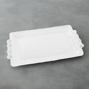 Beatriz Ball Vida Bamboo Medium Rectangular Tray | White