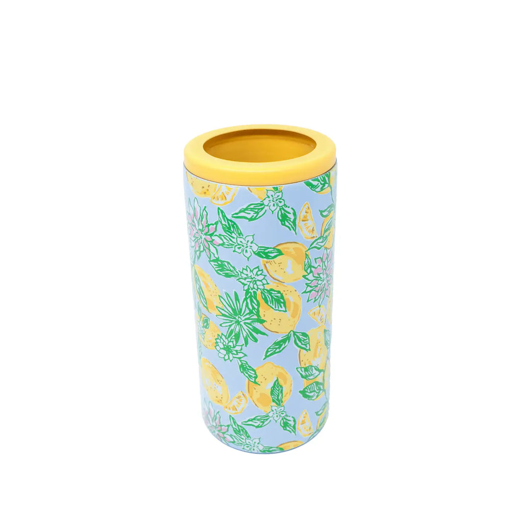 Lilly Pulitzer Skinny Can Holder | Make Lemonade