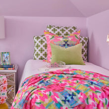 Load image into Gallery viewer, Laura Park Pink Paradise Fleece Blanket