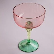 Load image into Gallery viewer, Beatriz Glass Aquarelle Coupe | Multi