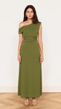 Load image into Gallery viewer, Mink Pink Aster Mesh Midi Dress | Khaki