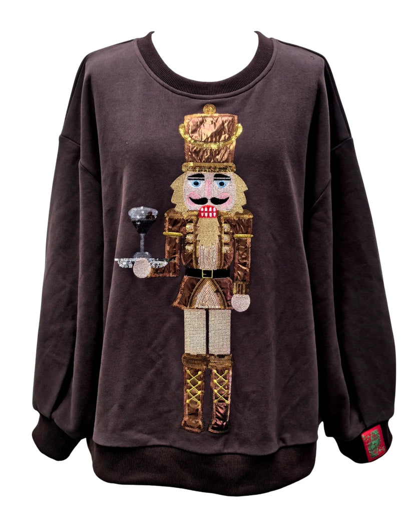 Queen of Sparkles Espresso Martini Nutcracker Sweatshirt