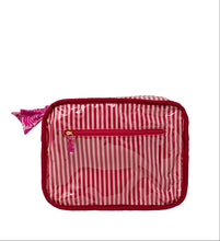 Load image into Gallery viewer, Lilly Pulitzer Cosmetic Pouch | Strawberry Red Pride Of Lilly