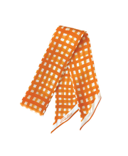 Load image into Gallery viewer, Tailgate Check Twilly in Orange