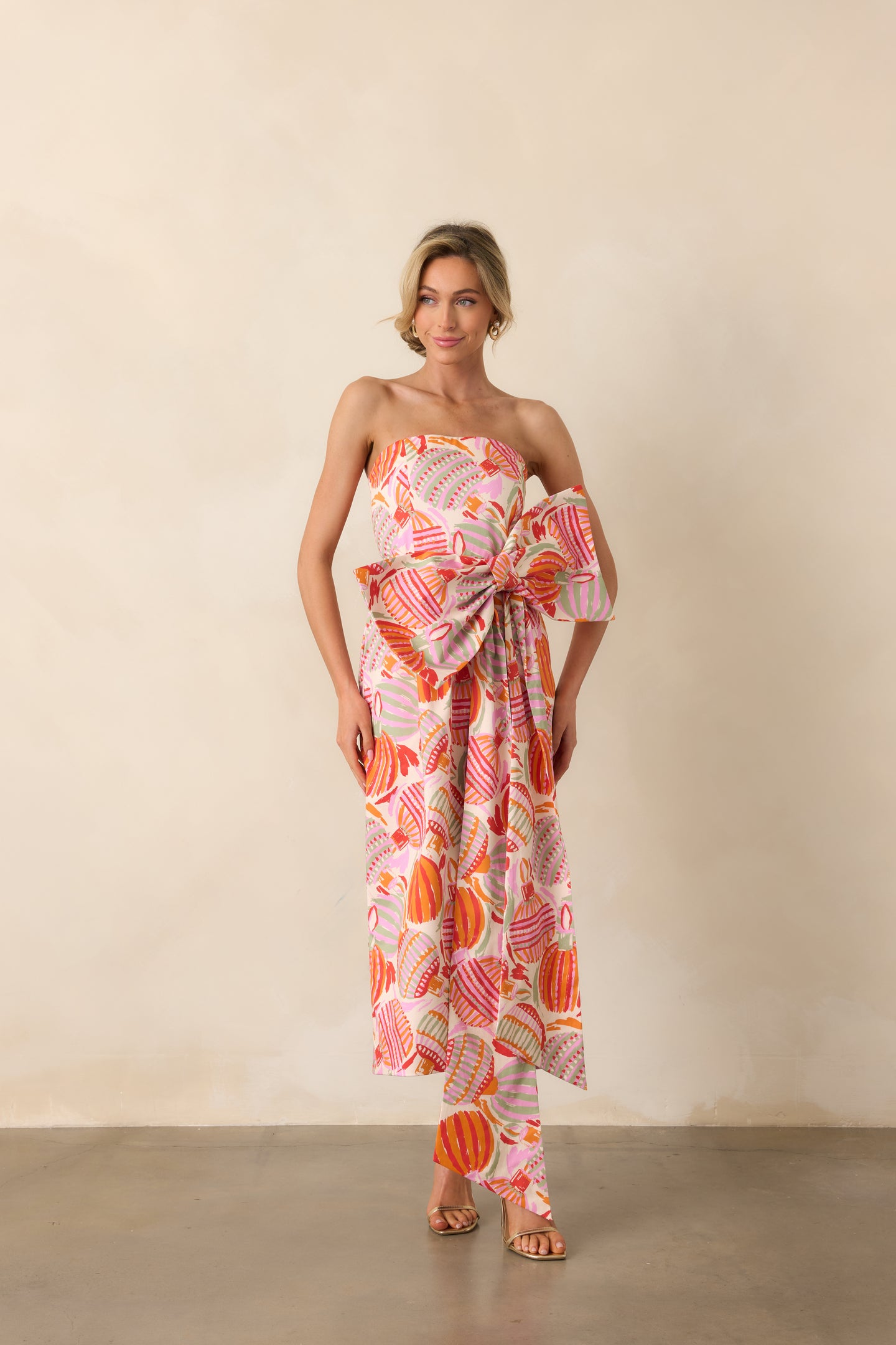 Prosperina Lisette Midi Dress  | Shine On Print