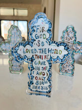 Load image into Gallery viewer, Chelsea McShane He Saved Cross Acrylic Block