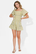 Load image into Gallery viewer, Adelyn Rae Paola 2 Tone Pipped Flutter Set | Sage/Off White
