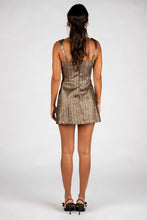 Load image into Gallery viewer, Sincerely Ours Well Romper | Party Jacquard Gold Party
