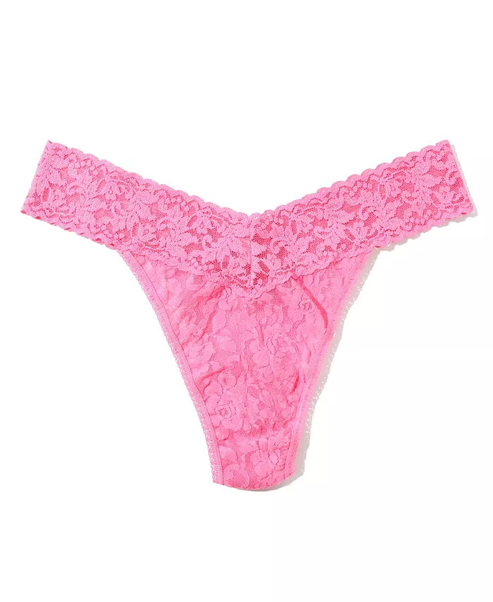 Hanky Panky Signature Lace Original Thong | Amused Pink